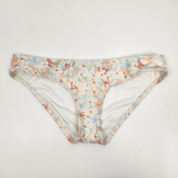 L*Space Bikini Bottom in White Floral Size Small NWOT - Picture 1 of 4